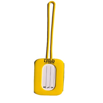 Square Silicone Luggage Tag